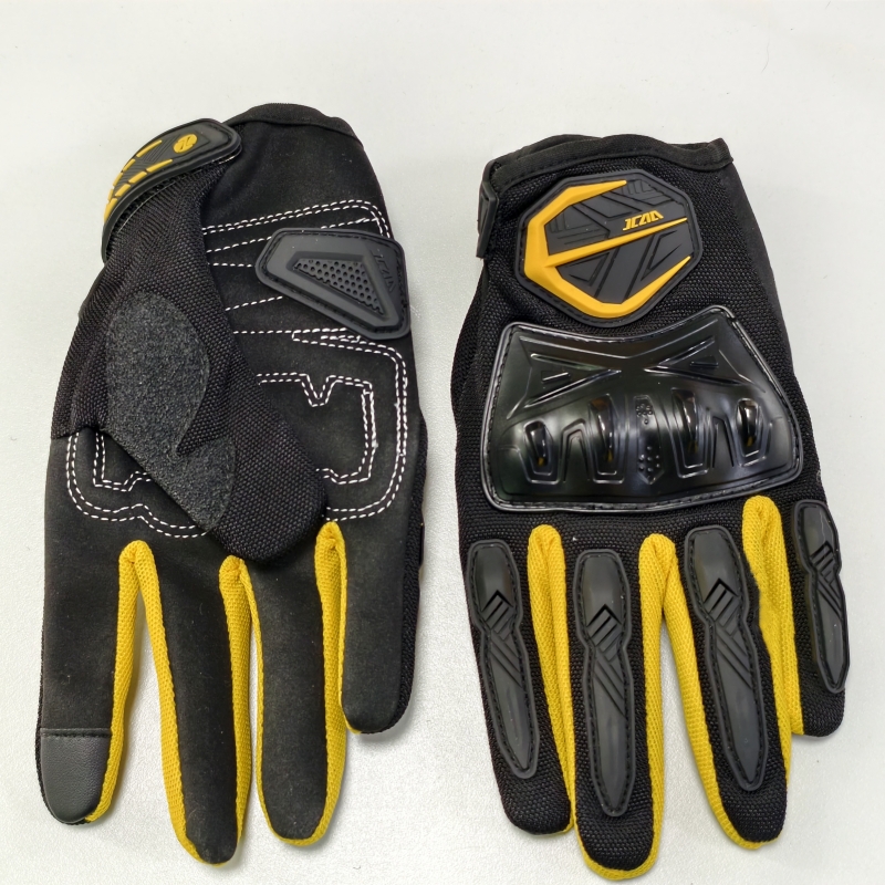 Motorcycle Gear Yellow - JCAA Comfortable Summer Mesh Breathable Motorcycle
