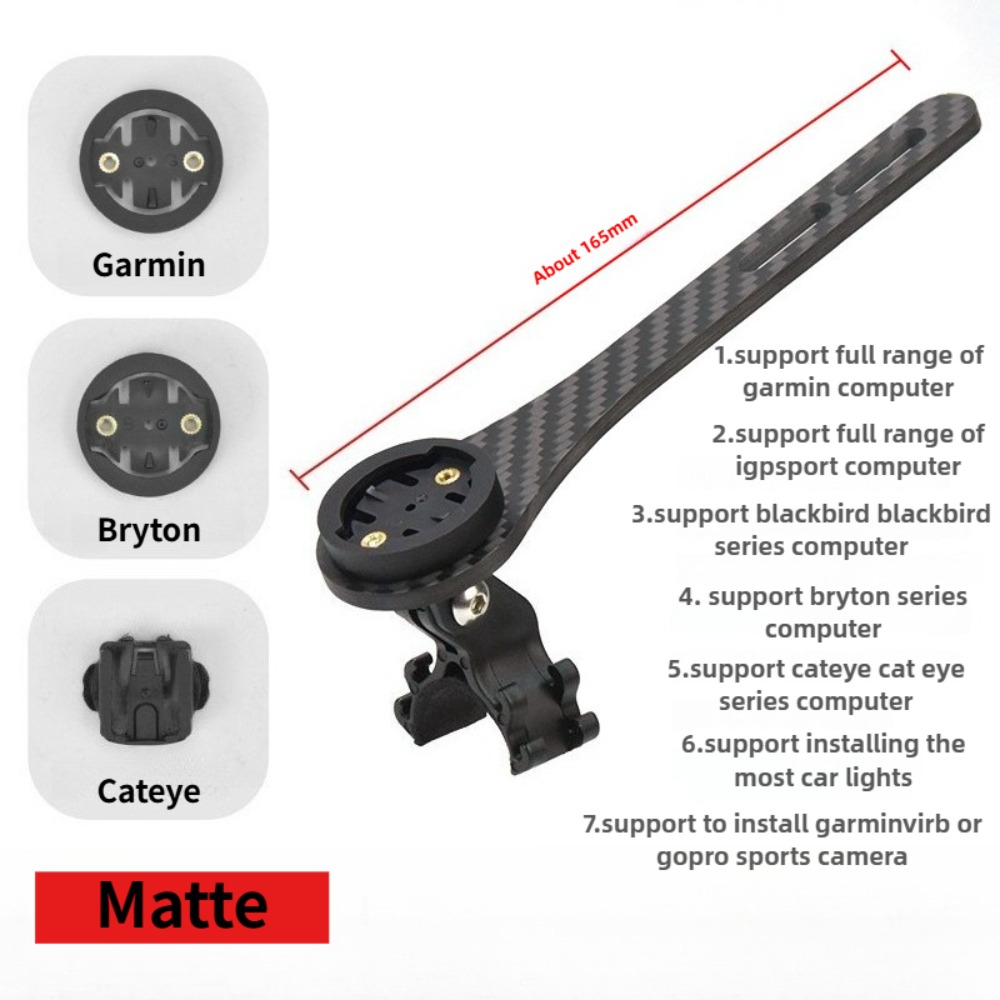 Carbon Fiber Bike Computer Mou - Phone Mount Handlebar recension och pris