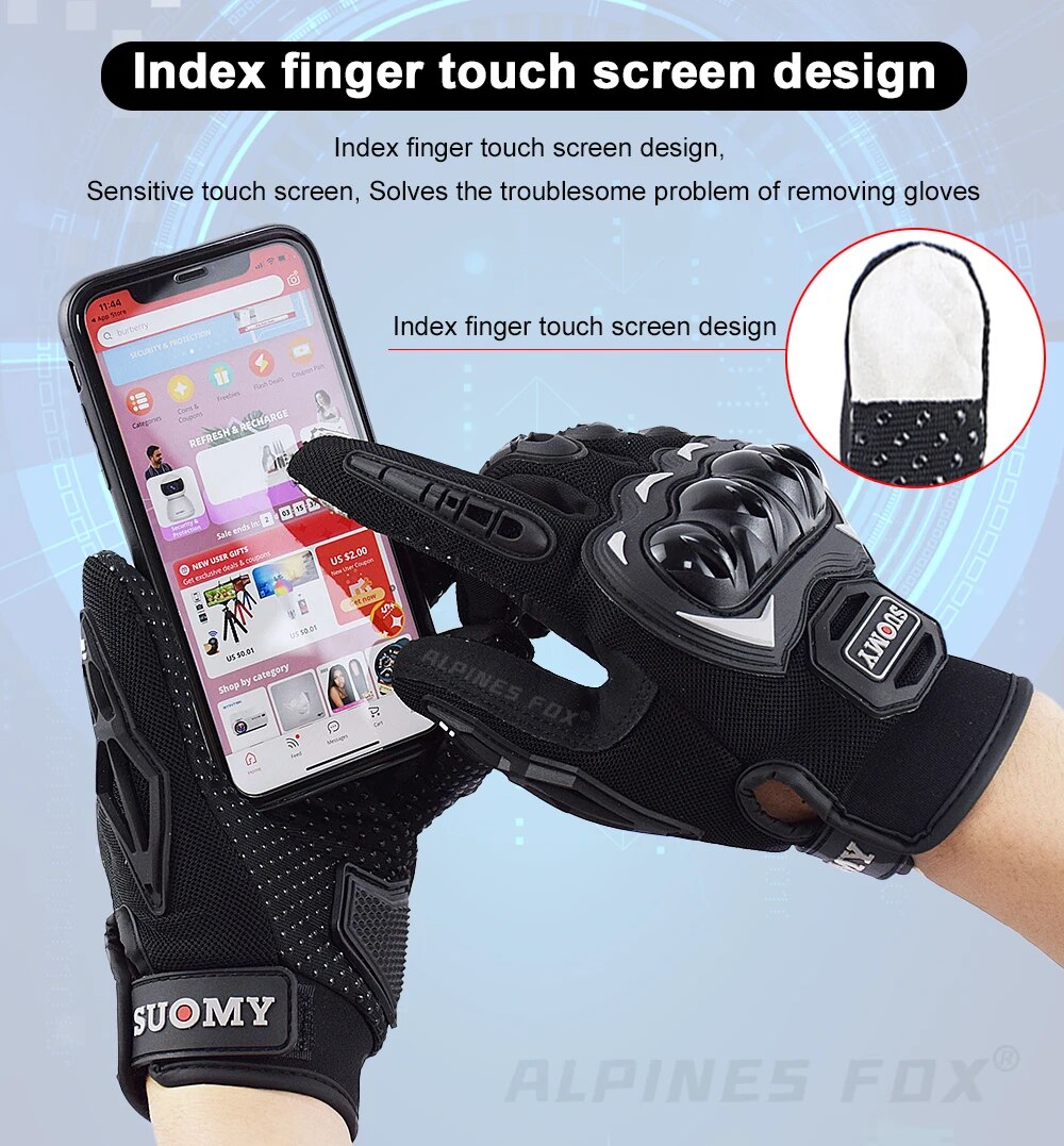Suomy Motorcycle Gloves Moto T - Motorcycle Gear Yellow recension och pris