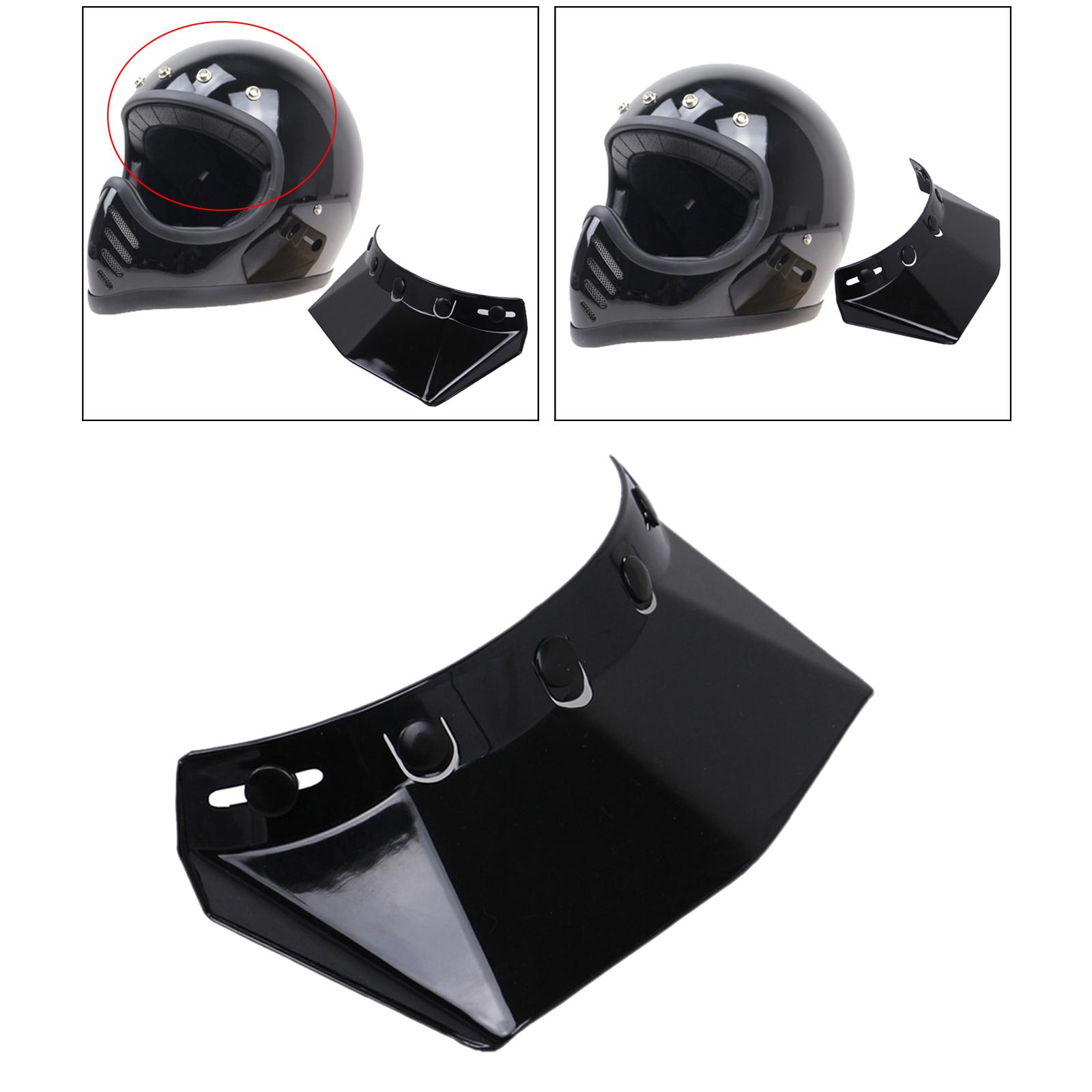 5-Snap Helmet Sun Visor Peak M - Motorcycle Gear Vintage recension och pris