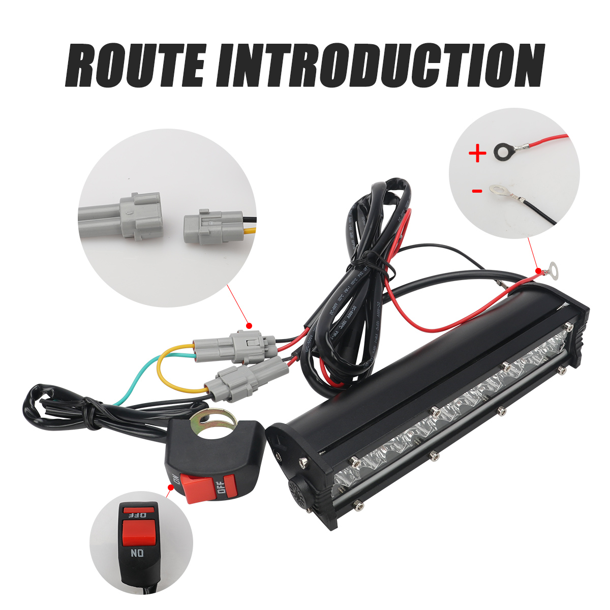 Motorcycle Headlight Light Han - Motorcycle Gear Yellow recension och pris