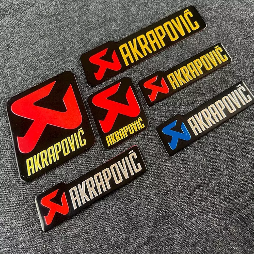 Motorcycle Exhaust Decals, 3D  - Motorcycle Gear Outlet recension och pris