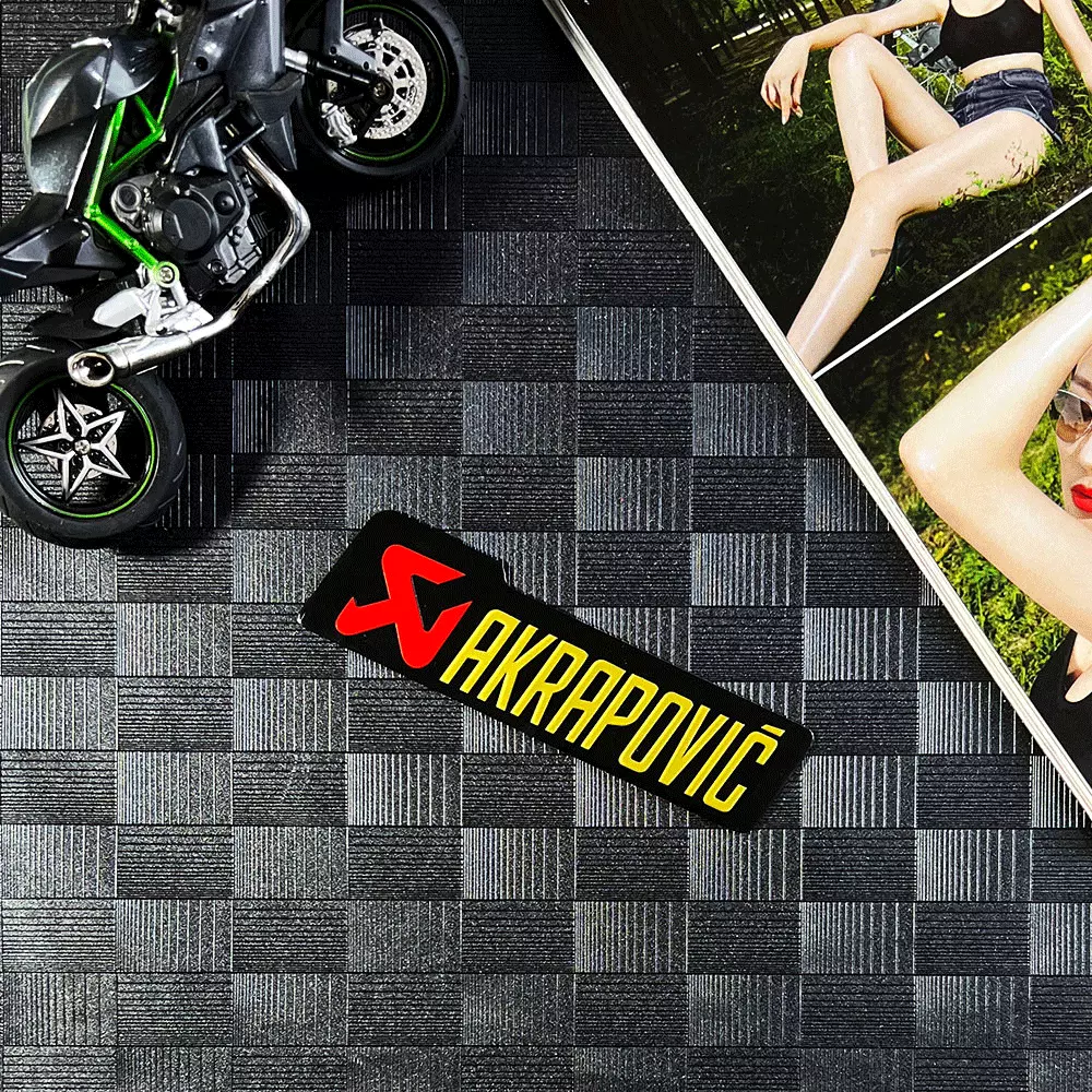 Motorcycle Exhaust Decals, 3D  - Motorcycle Gear Outlet recension och pris
