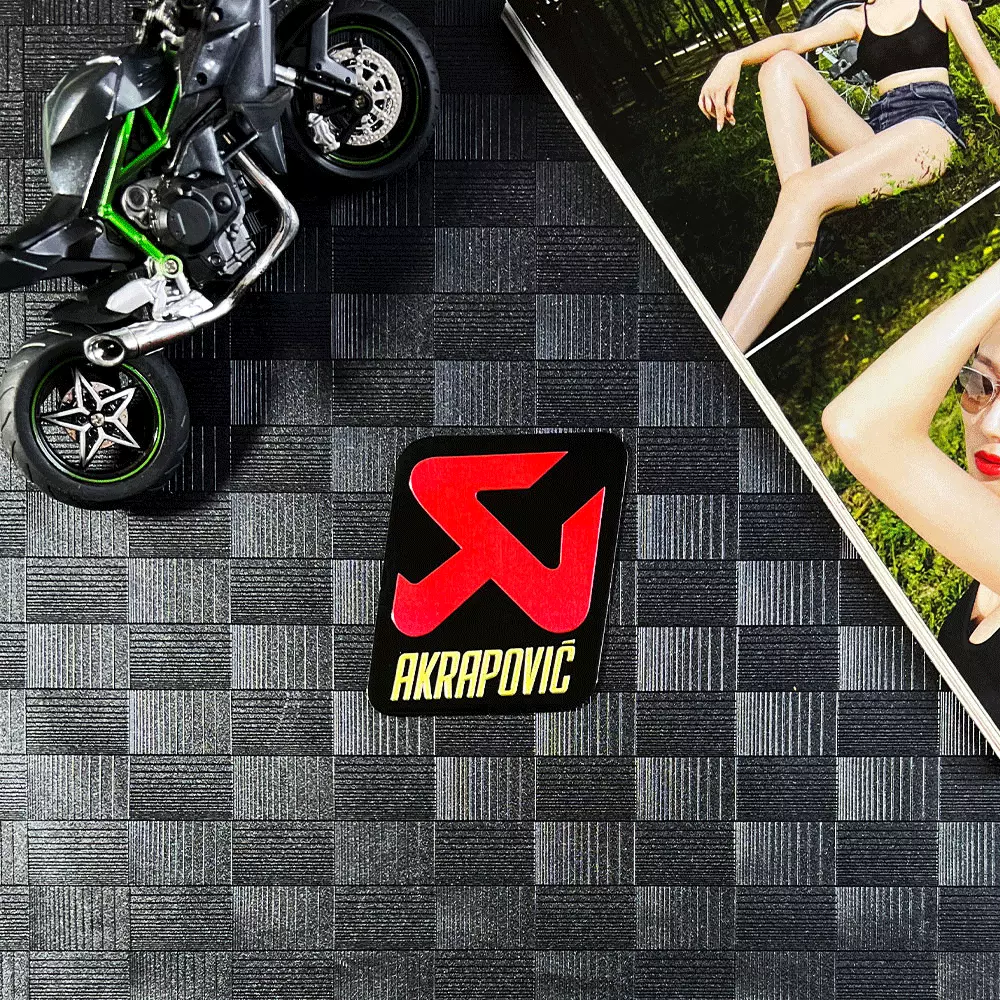 Motorcycle Exhaust Decals, 3D  - Motorcycle Gear Outlet recension och pris