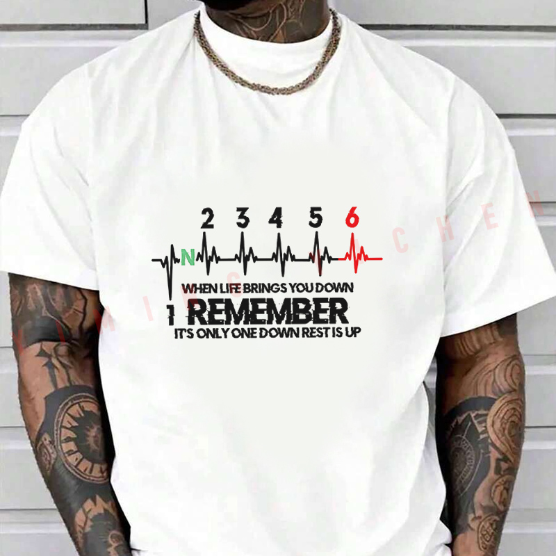 2026 Motorbike Men TShirt Casu - Motorcycle Gear Vintage recension och pris
