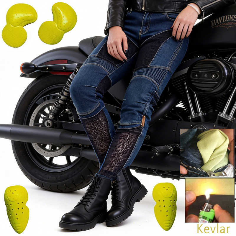 Summer Riding Pants Women Kevl - Motorcycle Gear For Summer recension och pris
