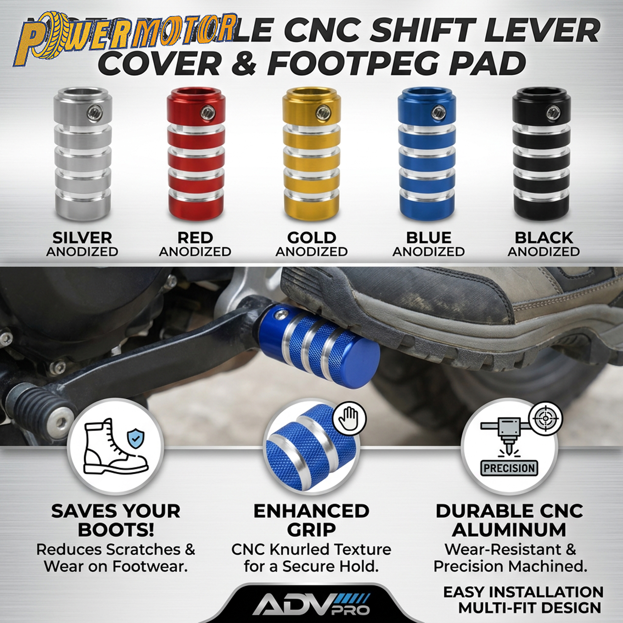DirtBike Motorcycle CNC Gear S - Motorcycle Gear Cover recension och pris