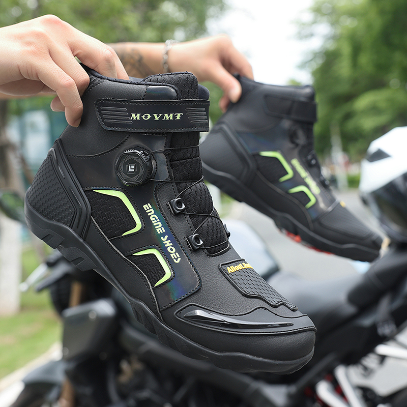 Motorbike Shoes Motocross Stre - Motorcycle Gear Boots recension och pris