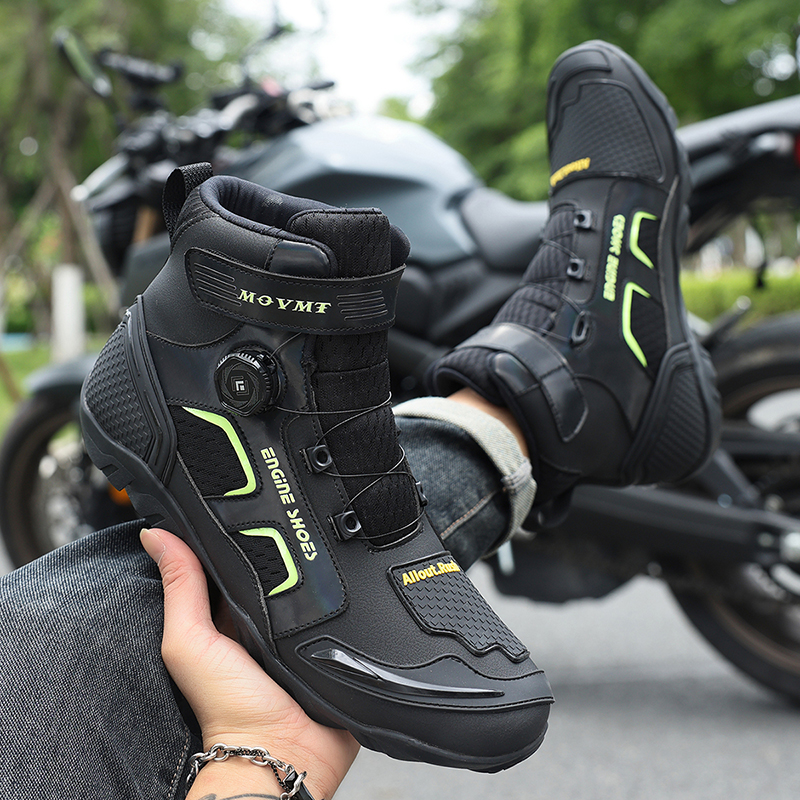 Motorbike Shoes Motocross Stre - Motorcycle Gear Boots recension och pris