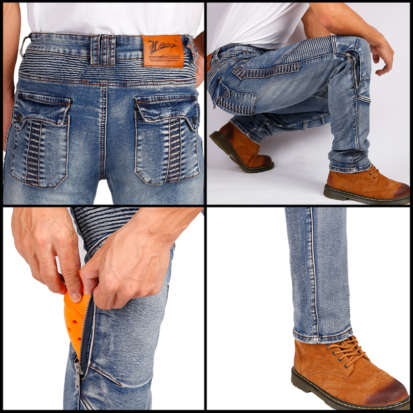 S- 5XL Men Aramid Motorcycle j - Motorcycle Gear Jeans recension och pris