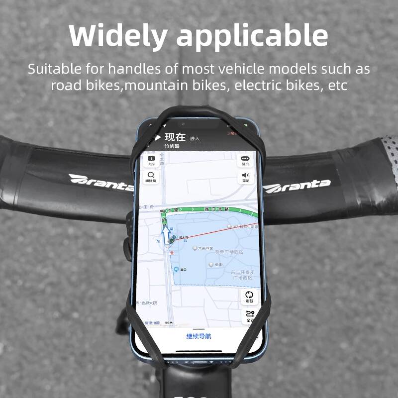 Universal Silicone Bike Bicycl - Phone Mount Handlebar recension och pris