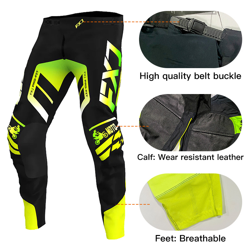 Off road motorcycle jersey and - Motorcycle Gear Yellow recension och pris
