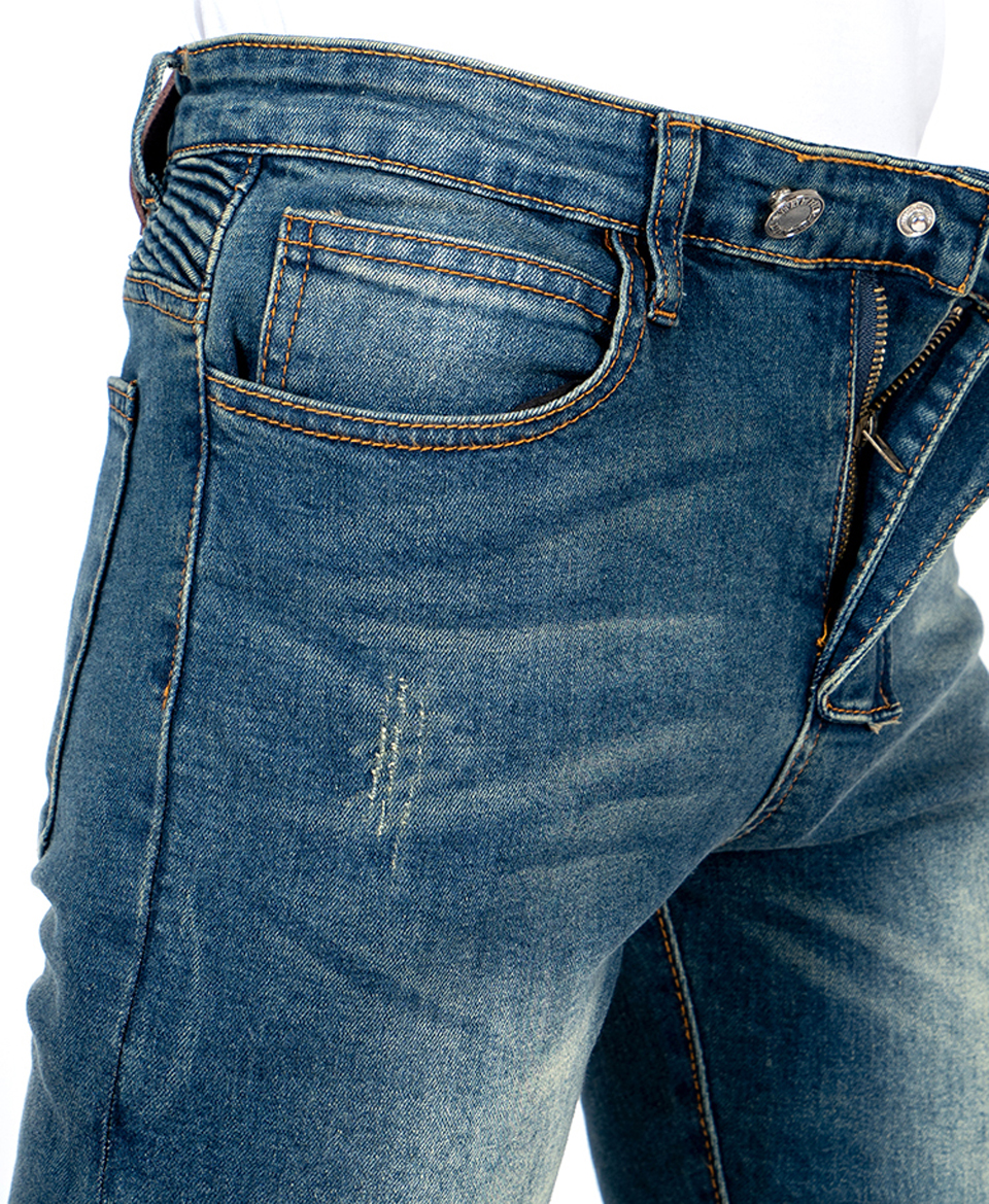 Men Blue Kevlar Motorcycle Jea - Motorcycle Gear Jeans recension och pris