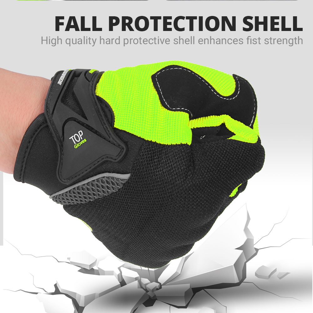 Motorcycle Full Finger Gloves  - Motorcycle Gear Yellow recension och pris