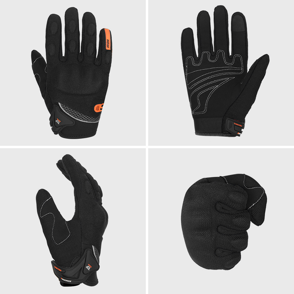 Motorcycle Full Finger Gloves  - Motorcycle Gear Yellow recension och pris
