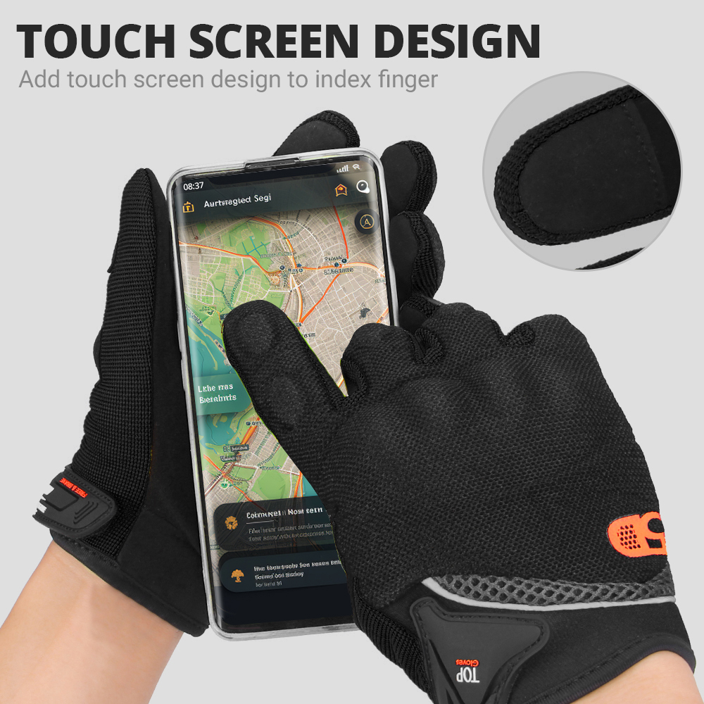 Motorcycle Full Finger Gloves  - Motorcycle Gear Yellow recension och pris